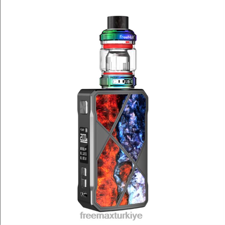 FreeMAX MAXUS 200w kiti mavi-turuncu - FREEMAX disposable vape J82ZF1