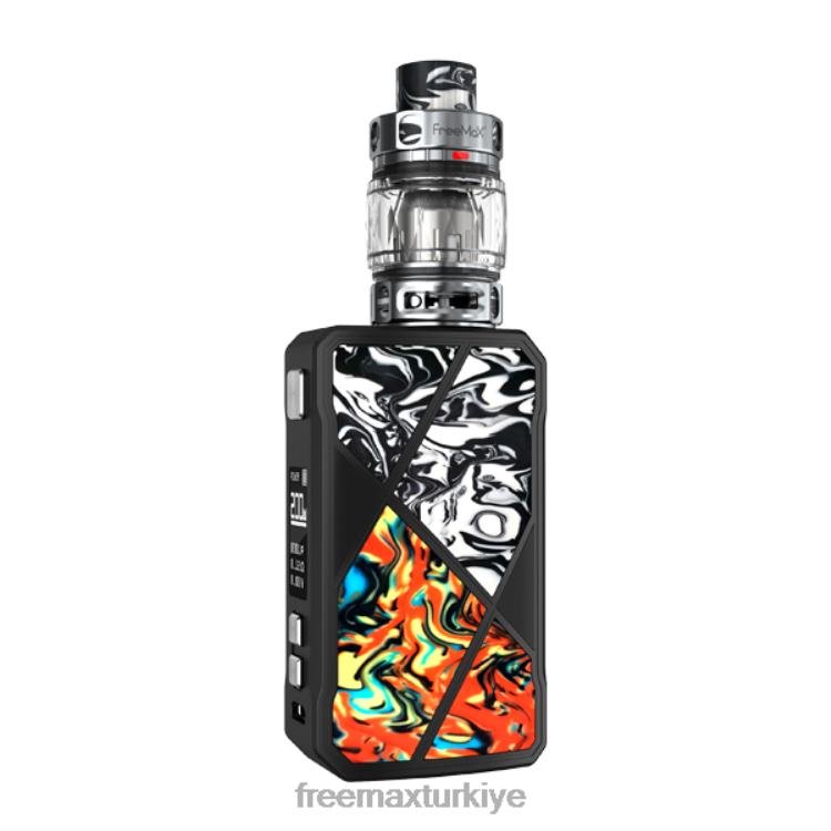 FreeMAX MAXUS 200w kiti siyah-turuncu - FREEMAX vape price J82ZF6