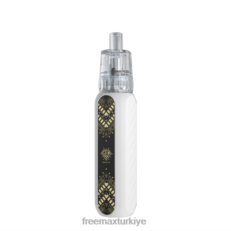 FreeMAX GEMM 25w kapsül mod seti beyaz - FREEMAX disposable vape J82ZF11